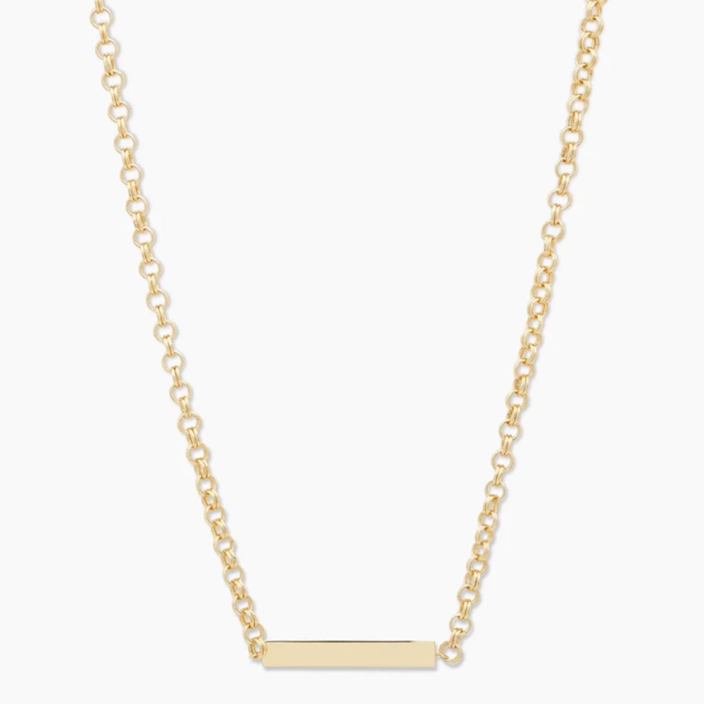 Gorjana Lou Tag Necklace